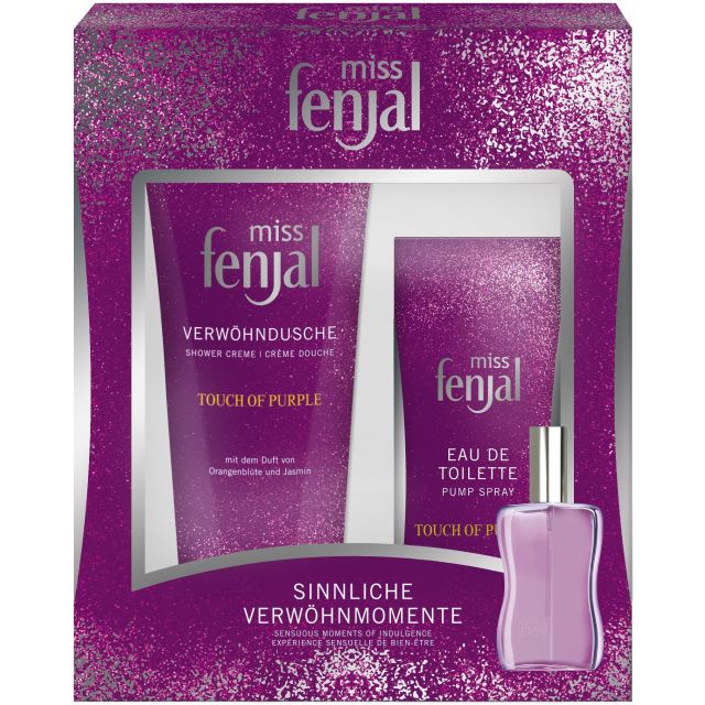 miss fenjal Geschenkpackung Eau de Toilette + Dusche Touch of Purple