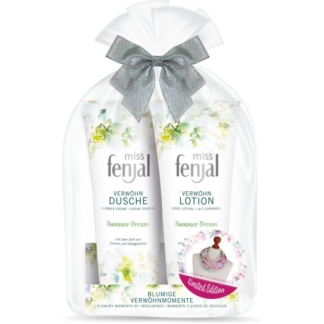 miss fenjal Geschenkpackung Schal Dusche + Lotion Summer Dream