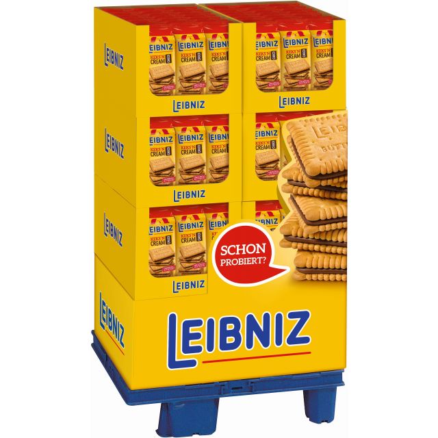 Leibniz Keks´n Cream Choco 228g, Dispay, 126pcs