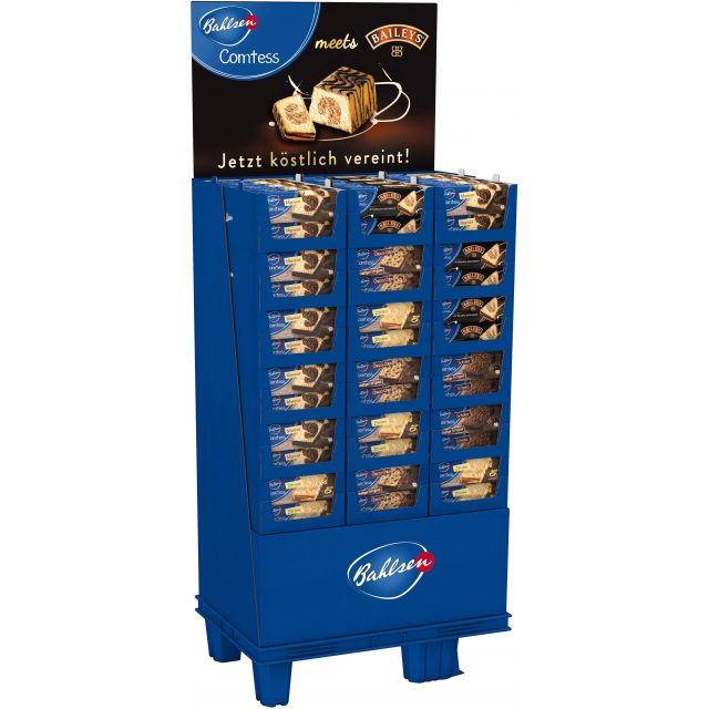 Bahlsen Comtess Kuchen 5 sort, Display, 144pcs