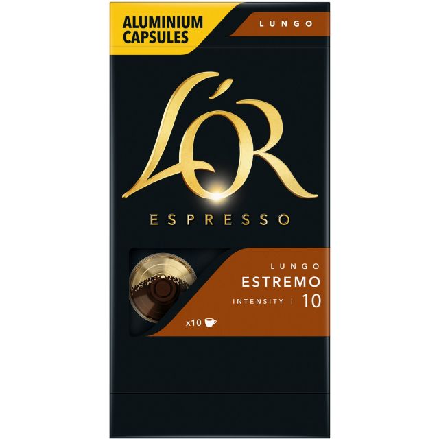 Jacobs L'OR Espresso Lungo Estremo Capsules 10pcs 52g