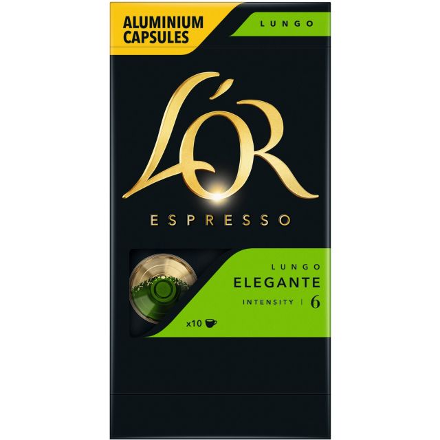 Jacobs L'OR Lungo Elegante Capsules 10pcs 52g