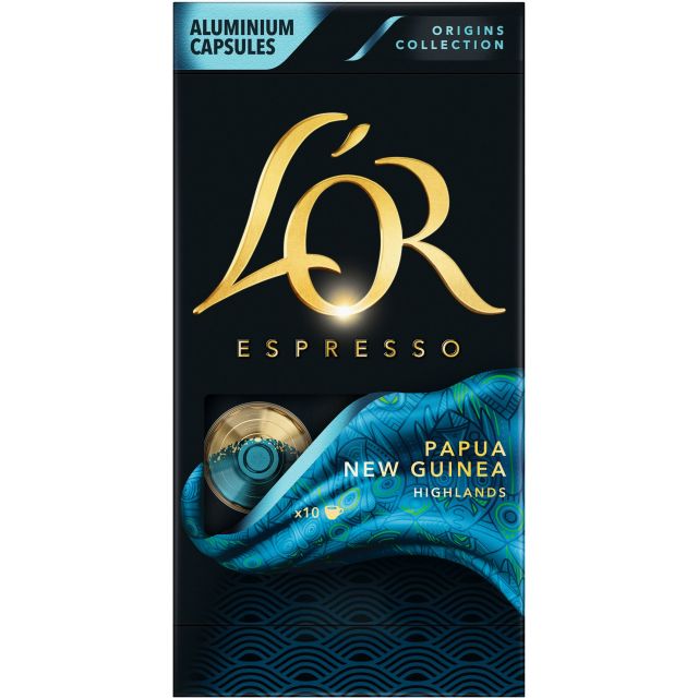 Jacobs L'OR Espresso Papua New Guinea Capsules 10pcs 52g