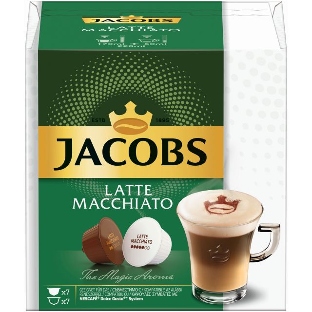 Jacobs Latte Macchiato Capsules 7+7pcs 164.5g