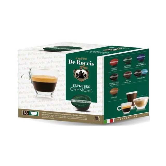 De Roccis Cremoso Compatible Nescafè Dolce Gusto x16 112g