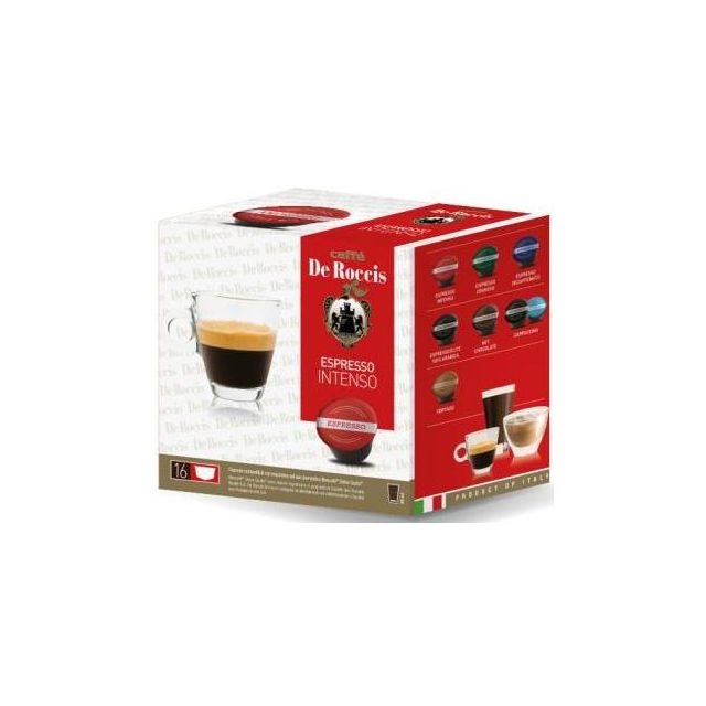 De Roccis Intenso Compatible Nescafè Dolce Gusto x16 112g