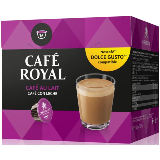 Café Royal Dolce Gusto Capsules Café au Lait 16caps 158g