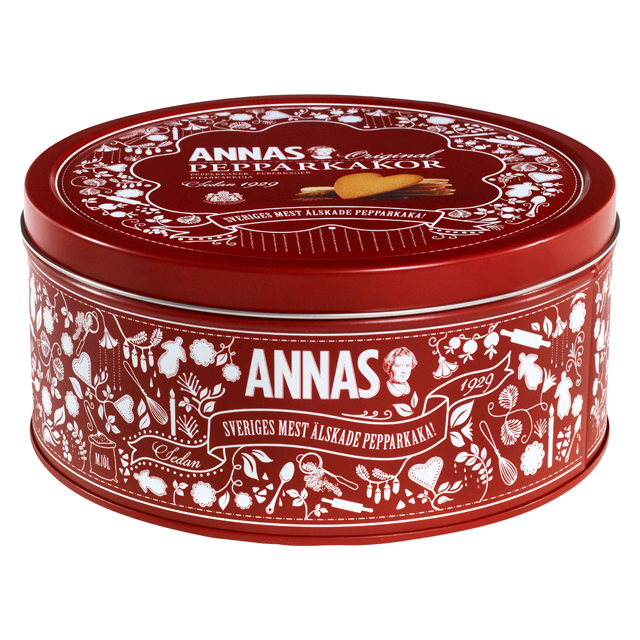 Lotus ANNA´s Ginger Thins Weihnachtsdose 400g