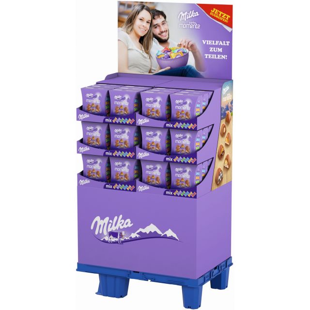 MDLZ DE Milka Zarte Momente Mixbox 169g, Display, 72pcs