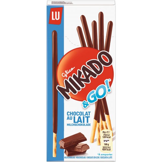 MDLZ DE Mikado Go! Milchschokolade 39g