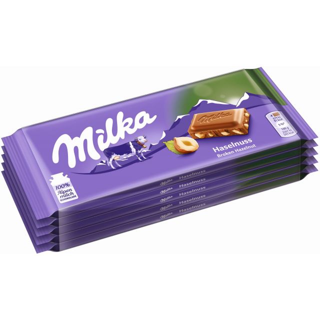 MDLZ DE Milka Haselnuss 5 x 100g