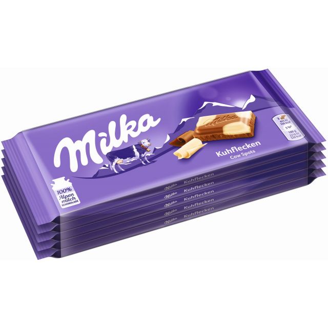 MDLZ DE Milka Kuhflecken 5 x 100g