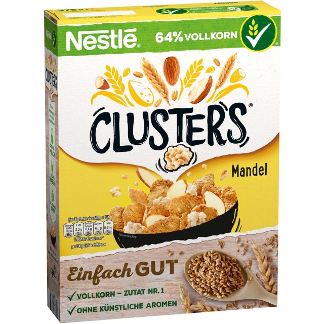 Nestle Cerealien Clusters Mandel 375g, 14pcs