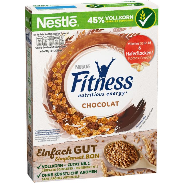 Nestle Cerealien Fitness Chocolat 375g, 16pcs