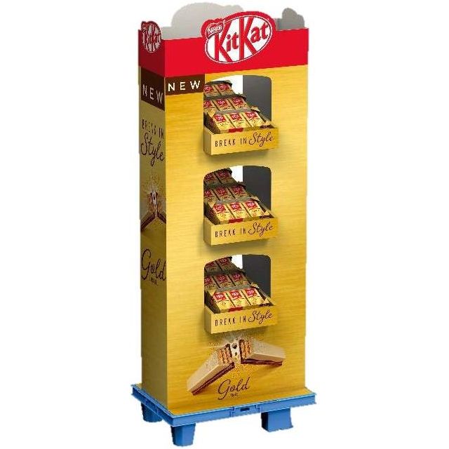 Nestle Kitkat Gold 41.5g, Display, 243pcs